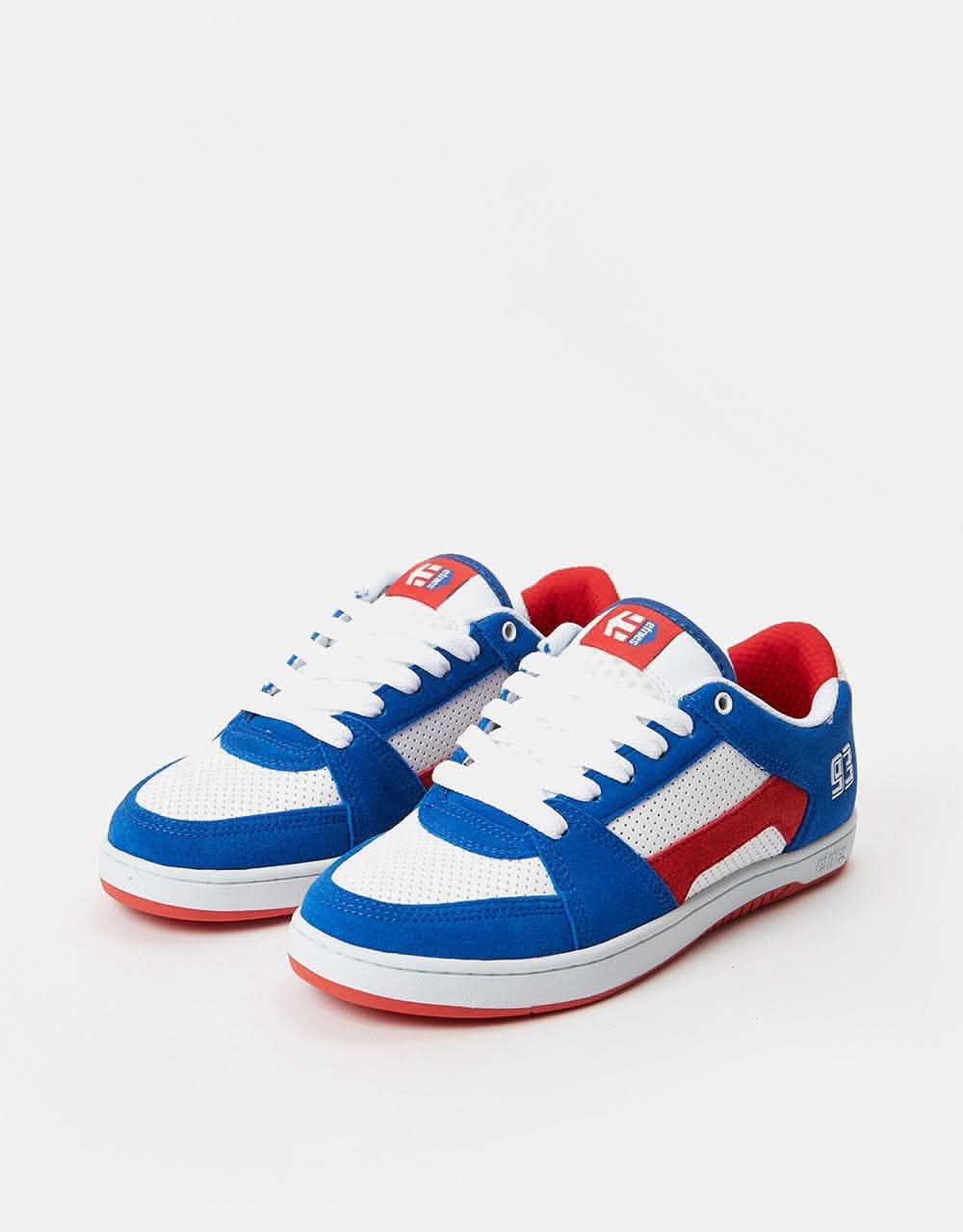 Etnies MC Rap Lo Skate Shoes - Blue/Red/White