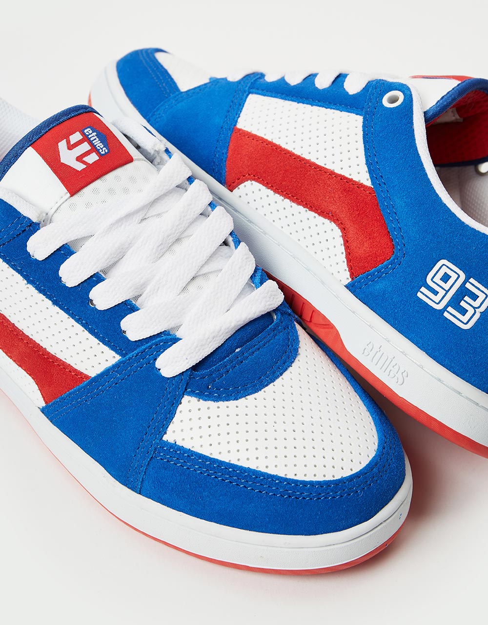 Etnies MC Rap Lo Skate Shoes - Blue/Red/White