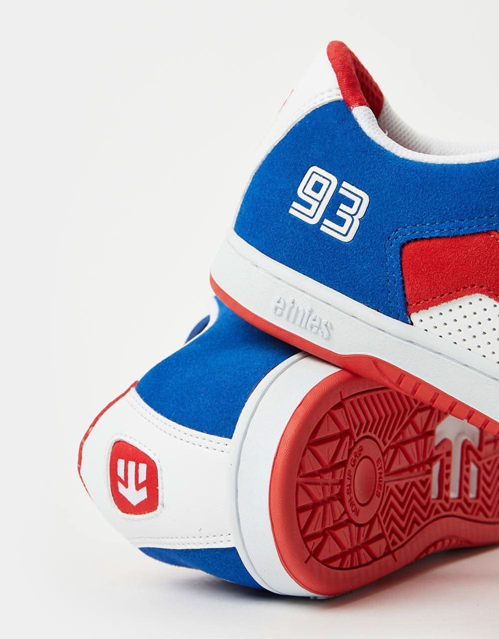 Etnies MC Rap Lo Skate Shoes - Blue/Red/White