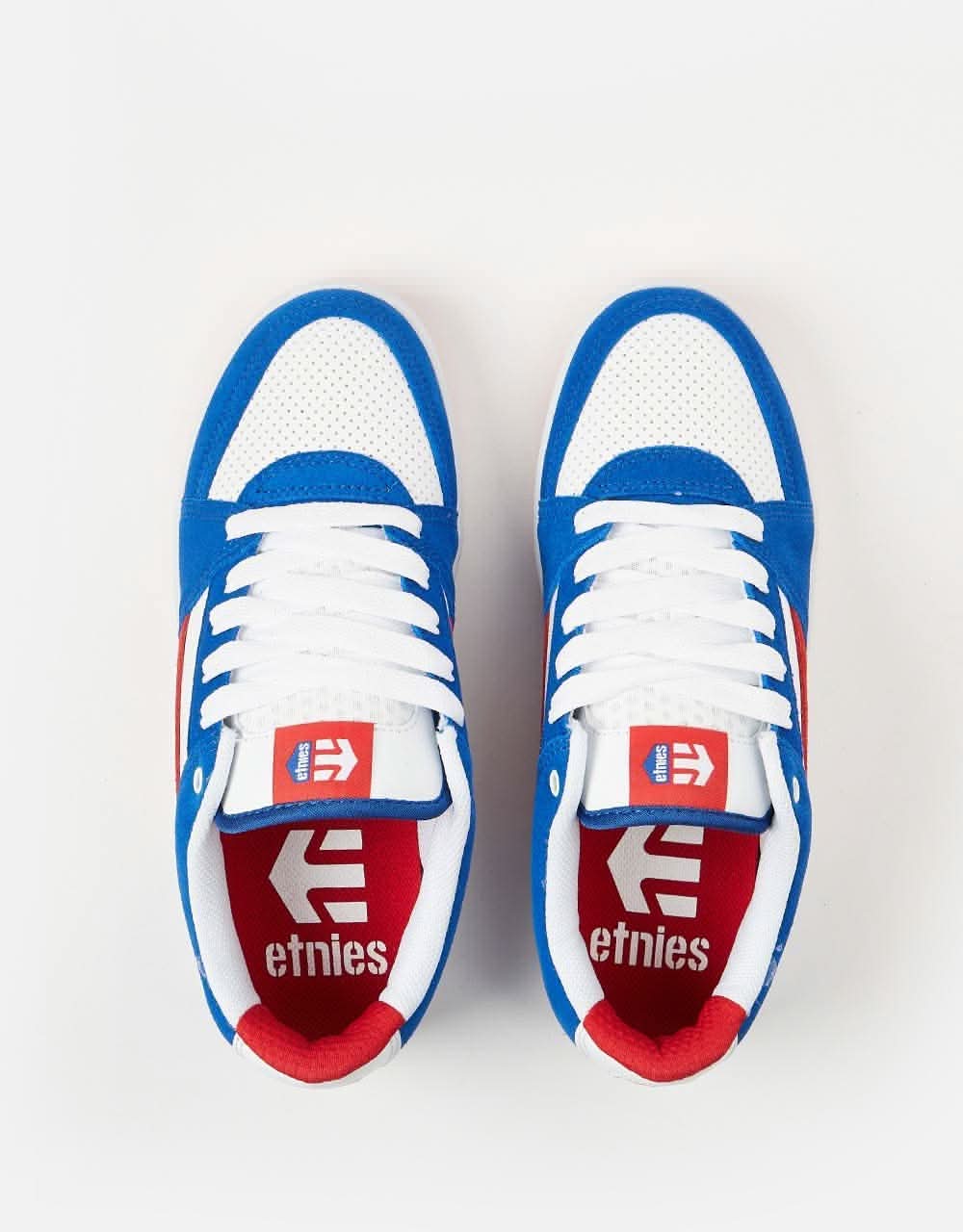 Etnies MC Rap Lo Skate Shoes - Blue/Red/White