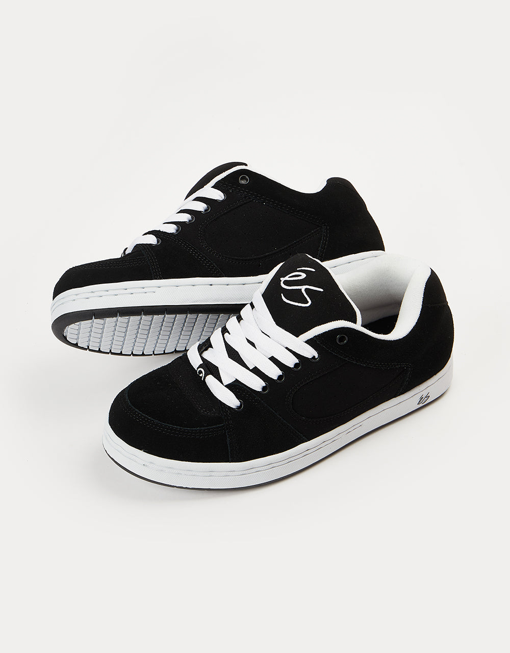 éS Accel OG Skate Shoes - Black/White/Black
