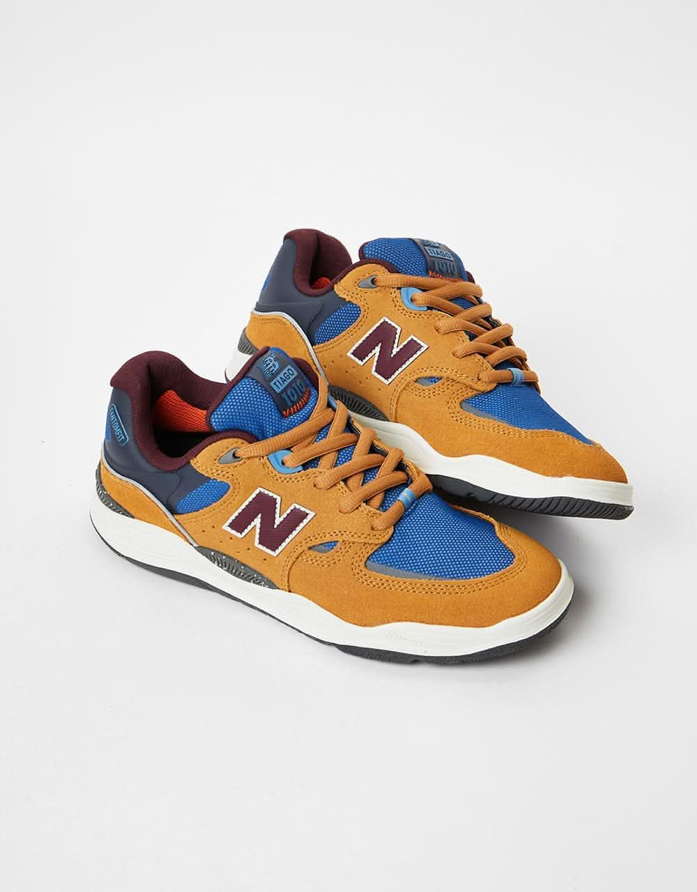 New Balance Numeric 1010 Skate Shoes - Camel/Burgundy