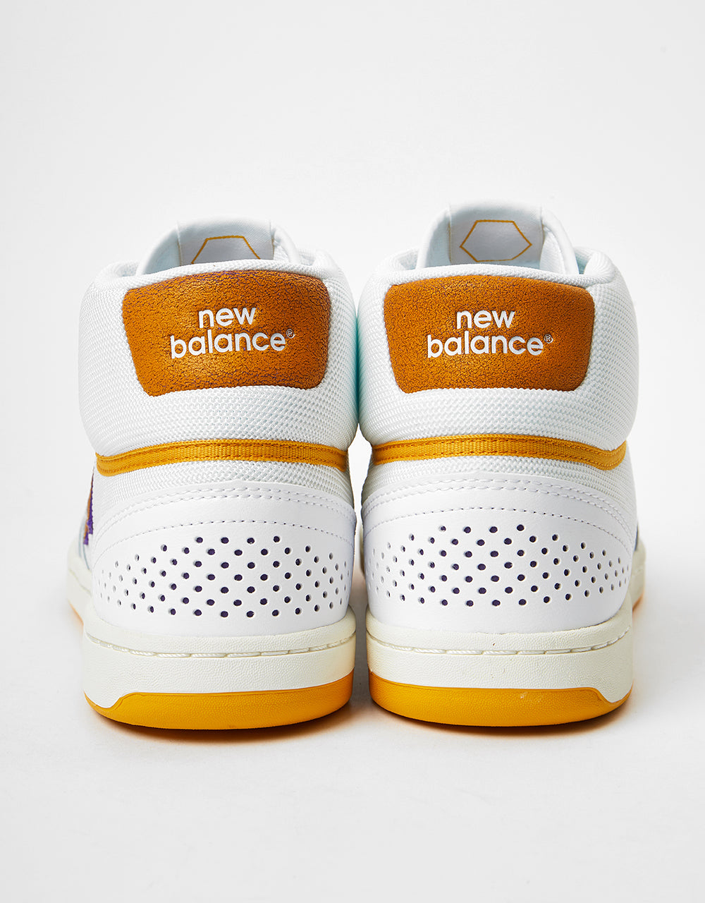 New Balance Numeric 440 Hi Skate Shoes - White/Yellow