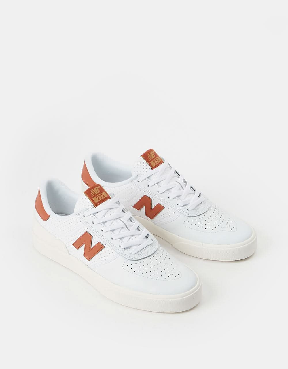 New Balance Numeric 272 Skate Shoes - White/Camel