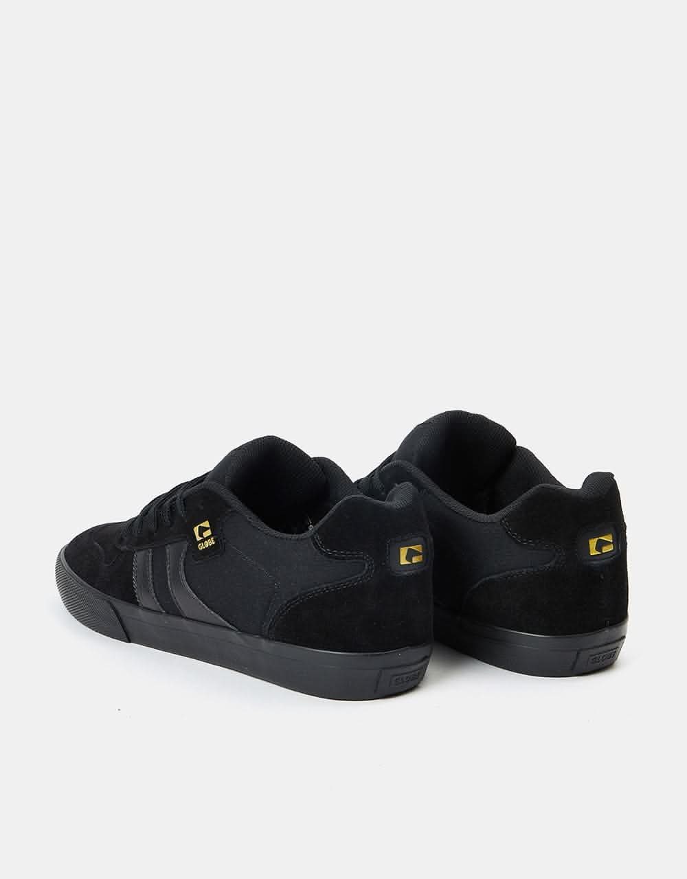 Globe Encore-2 Skate Shoes - Black/Gold Dip