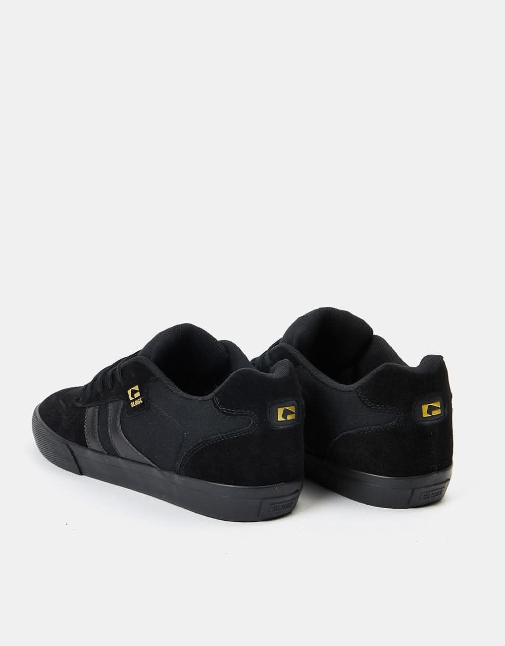 Globe Encore-2 Skate Shoes - Black/Gold Dip