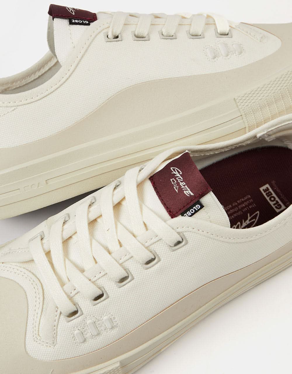 Globe Gillette Skate Shoes - Antique White