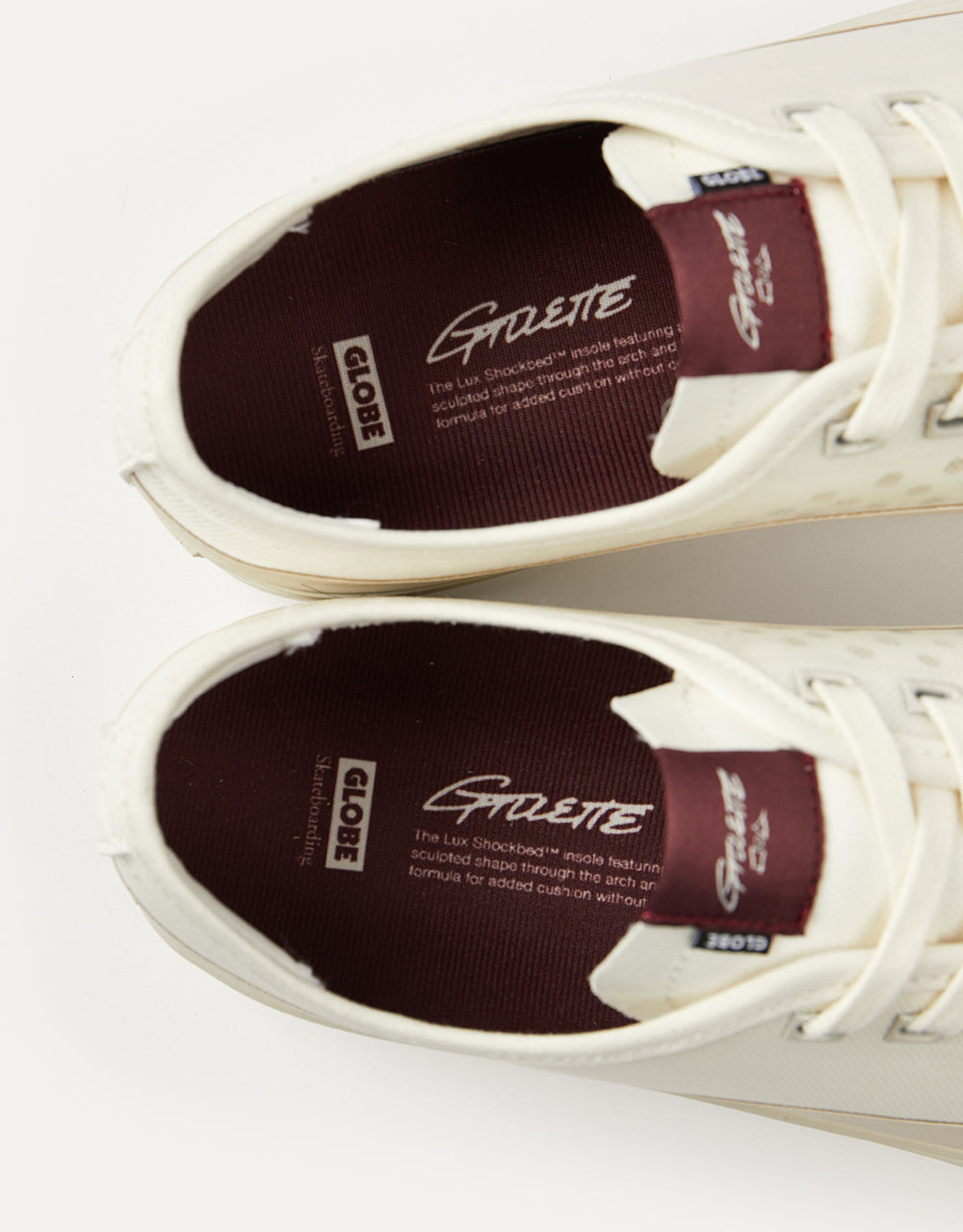 Globe Gillette Skate Shoes - Antique White
