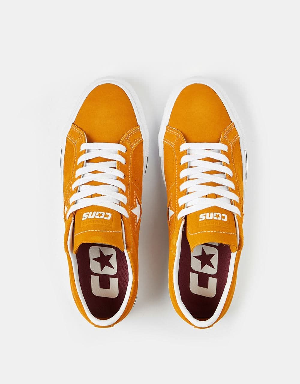 Converse One Star Pro Skate Shoes Golden Sundial/White/Black