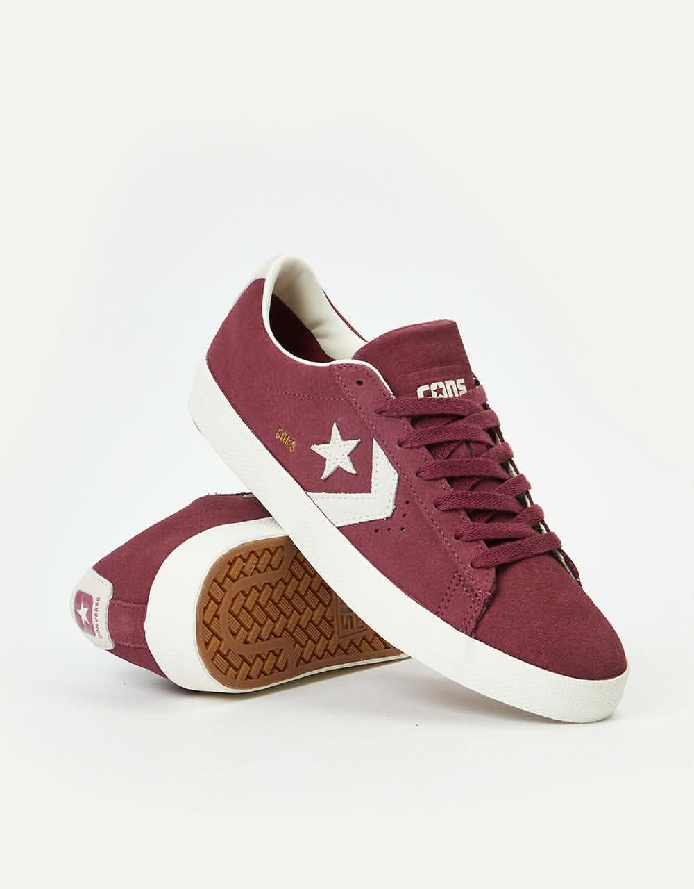 Converse PL Vulc Pro Suede Skate Shoes - Cherry Vision/Egret