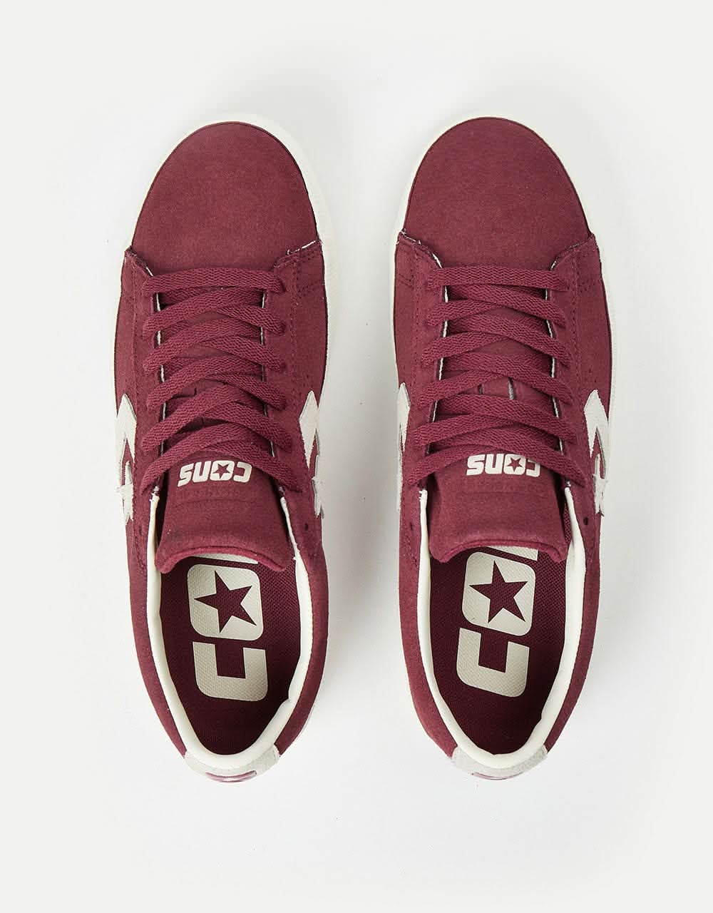 Converse PL Vulc Pro Suede Skate Shoes - Cherry Vision/Egret