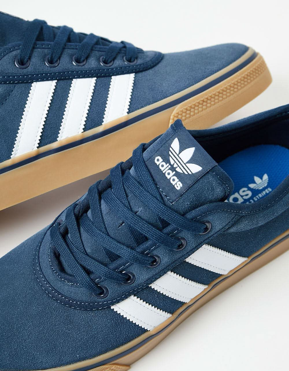 adidas Adi Ease Skate Shoes - Collegiate Navy/White/Gum