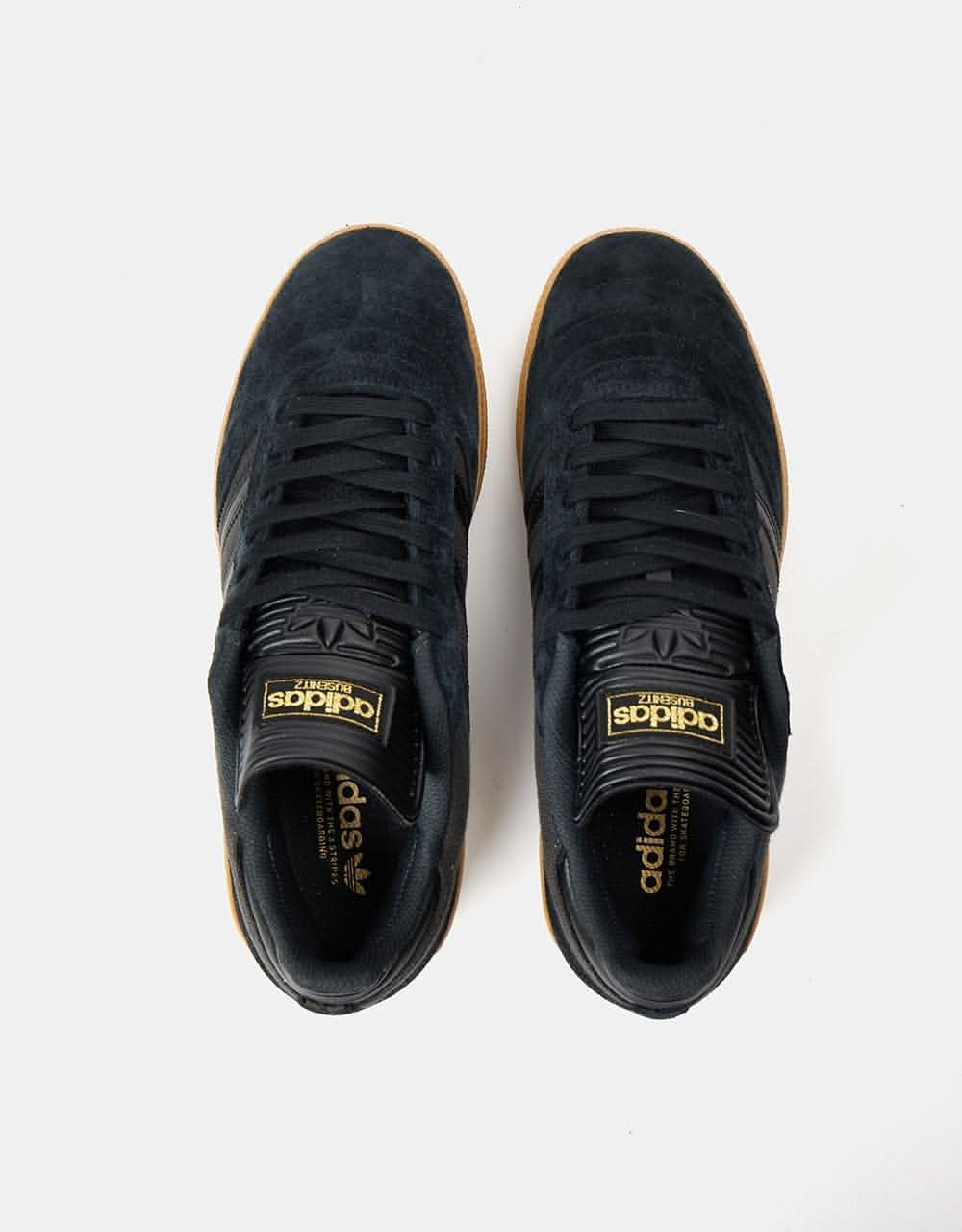 adidas Busenitz Skate Shoes - Core Black/Carbon/Gold Metallic