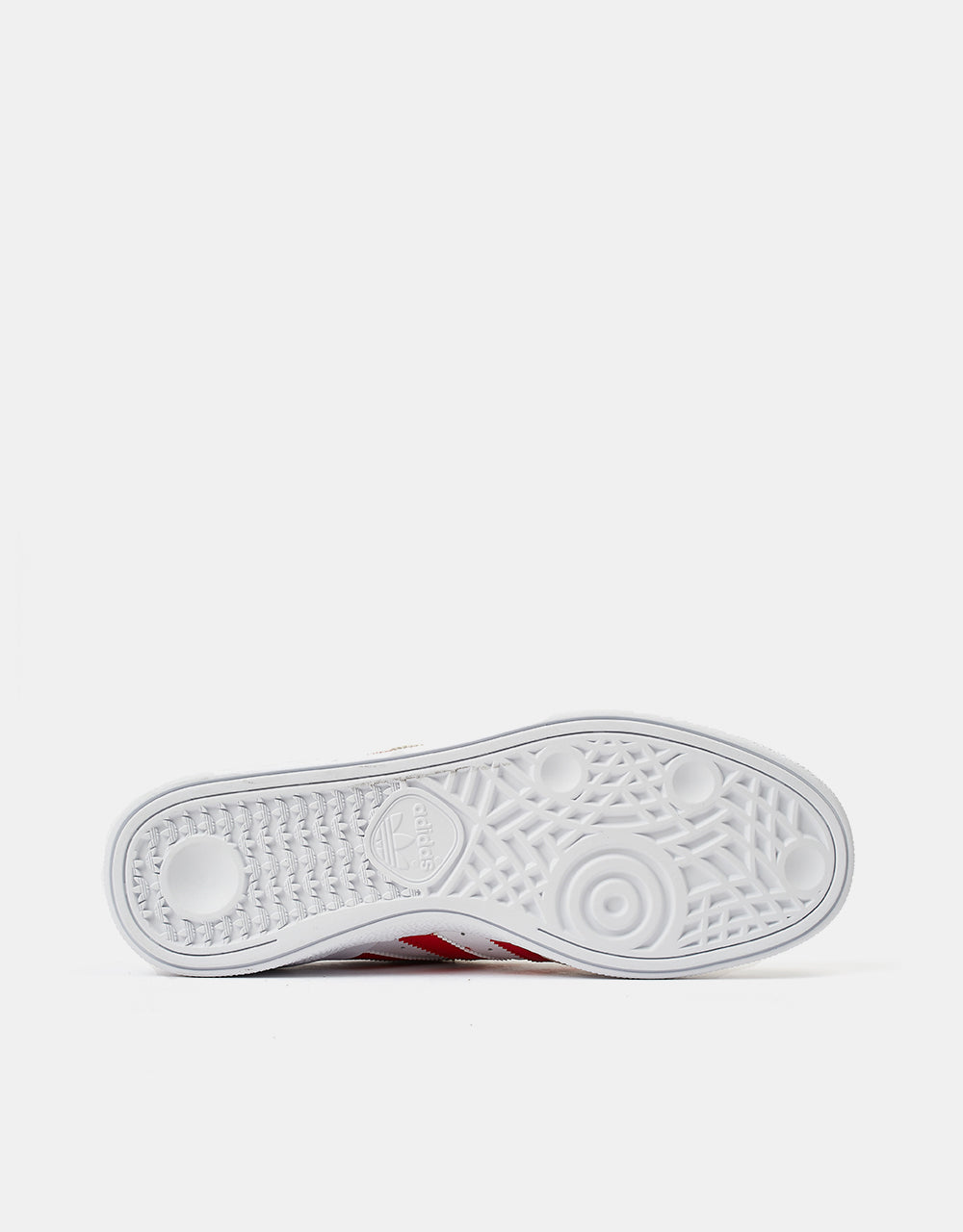 adidas Busenitz Skate Shoes - White/Better Scarlet/Gold Metallic