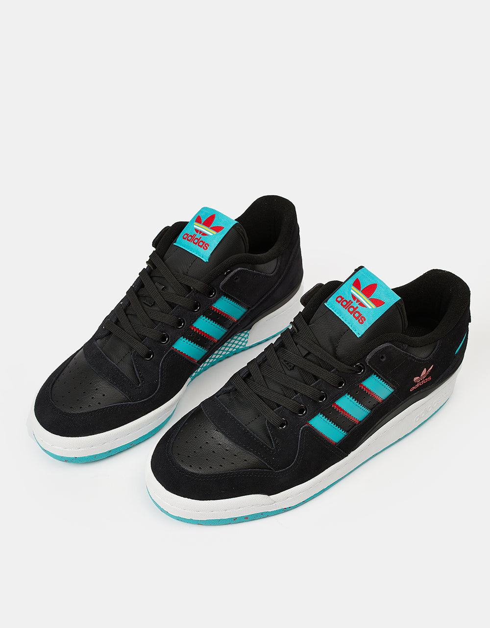 adidas Forum 84 Low ADV Skate Shoes - Core Black/Bold Gold/Better Scarlet