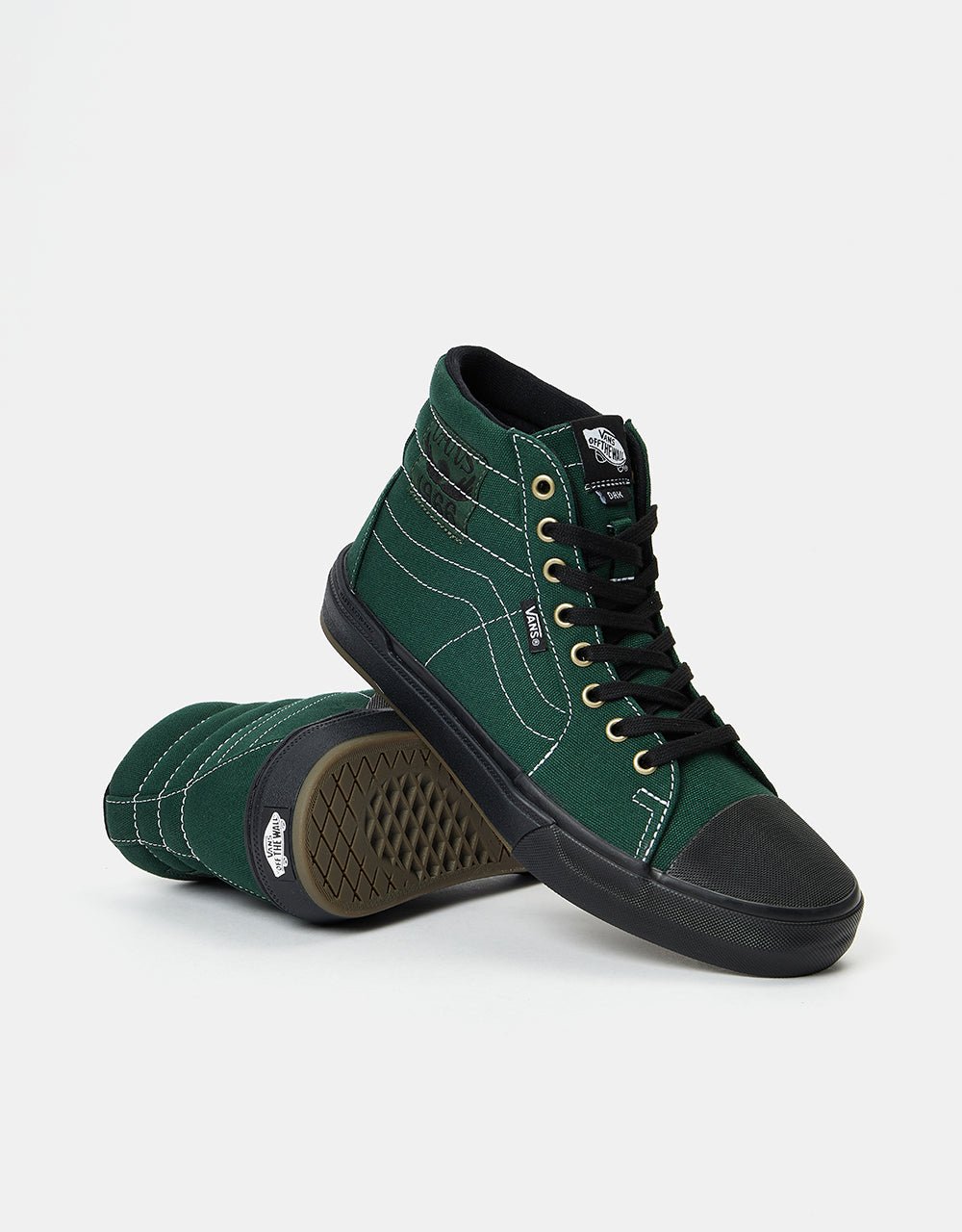 Vans BMX Sk8-Hi 238 Shoes - (Dakota Roche) Green/Black