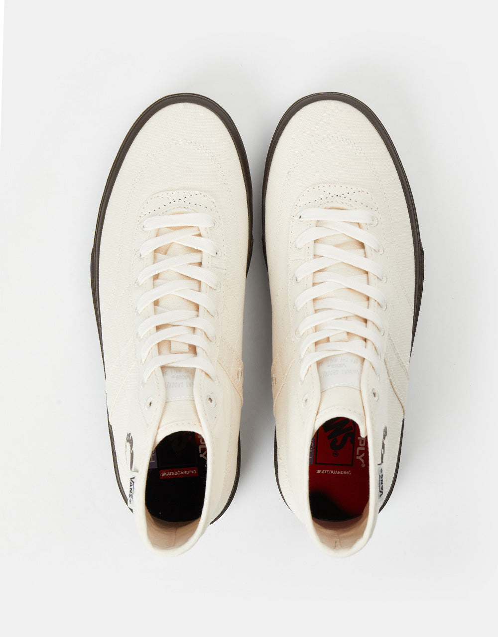 Vans Crockett High Decon Skate Shoes - (Quasi) White