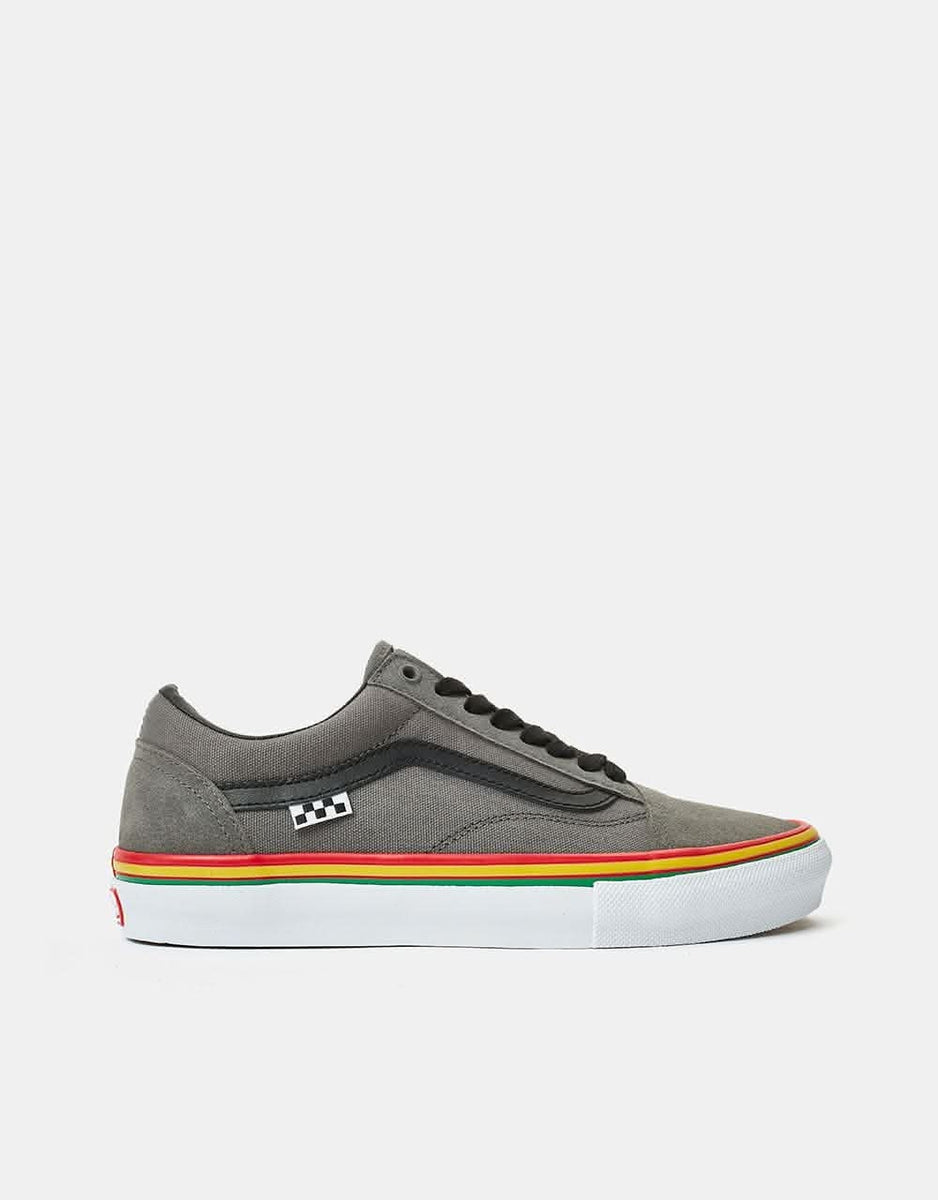 Vans Reggae Rasta Vans Logo VANS Rasta Chukka Low Sidestripe Mens Shoes | Arden