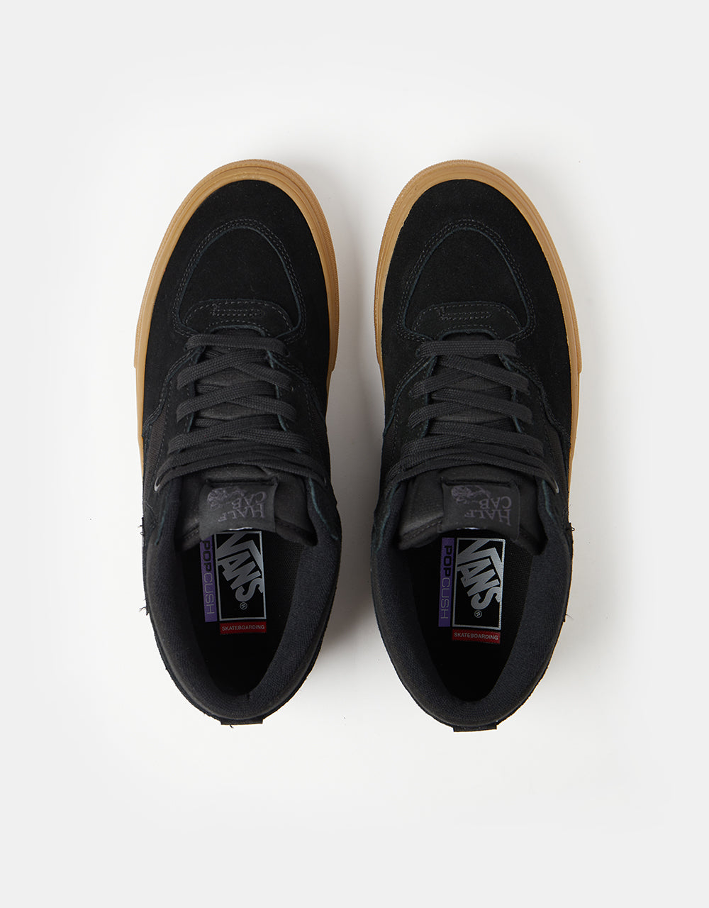 Vans Skate Half Cab Shoes - Black/Gum