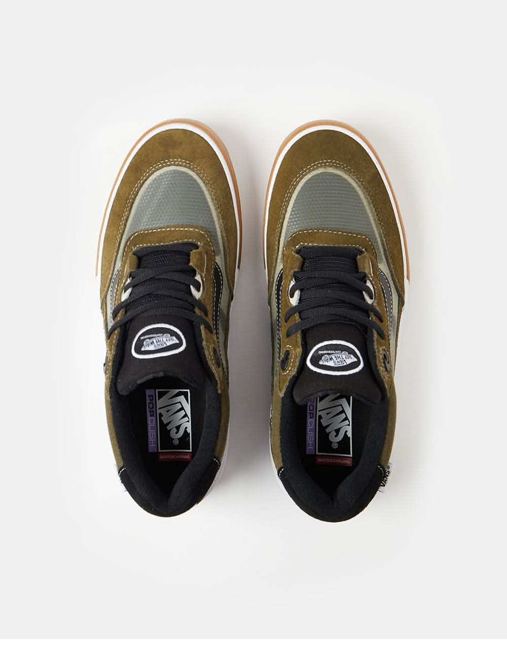 Vans Wayvee Skate Shoes - Dark Olive
