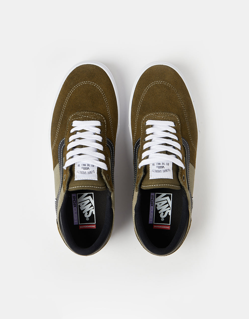 Vans Gilbert Crockett Skate Shoes - Dark Olive