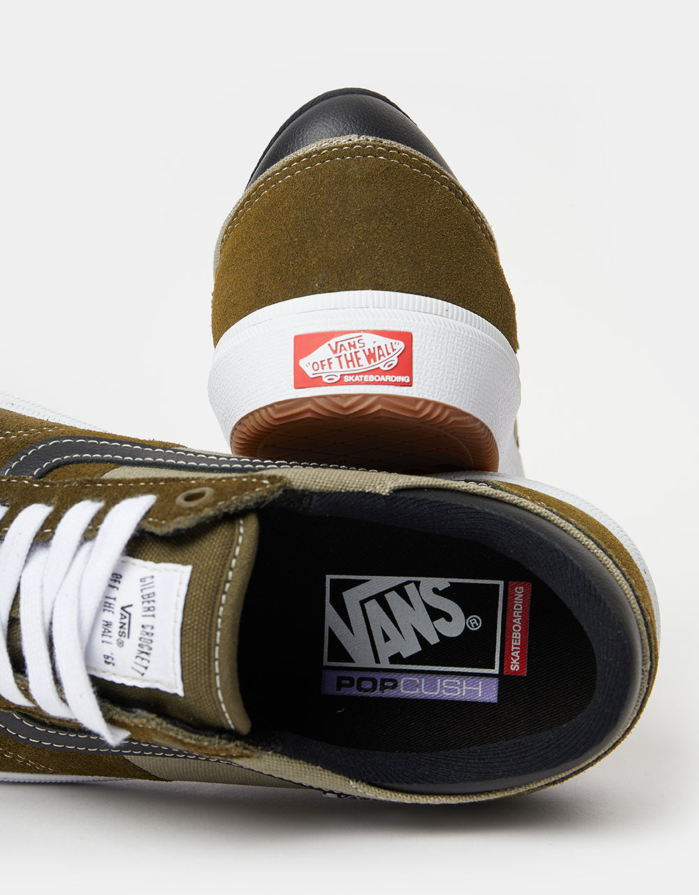 Vans Gilbert Crockett Skate Shoes - Dark Olive