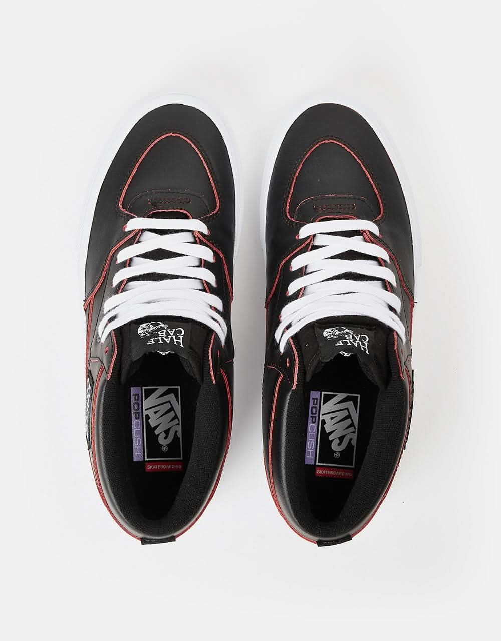 Vans Skate Half Cab R1 UK Exclusive Skate Shoes - (Wearaway) Black/White