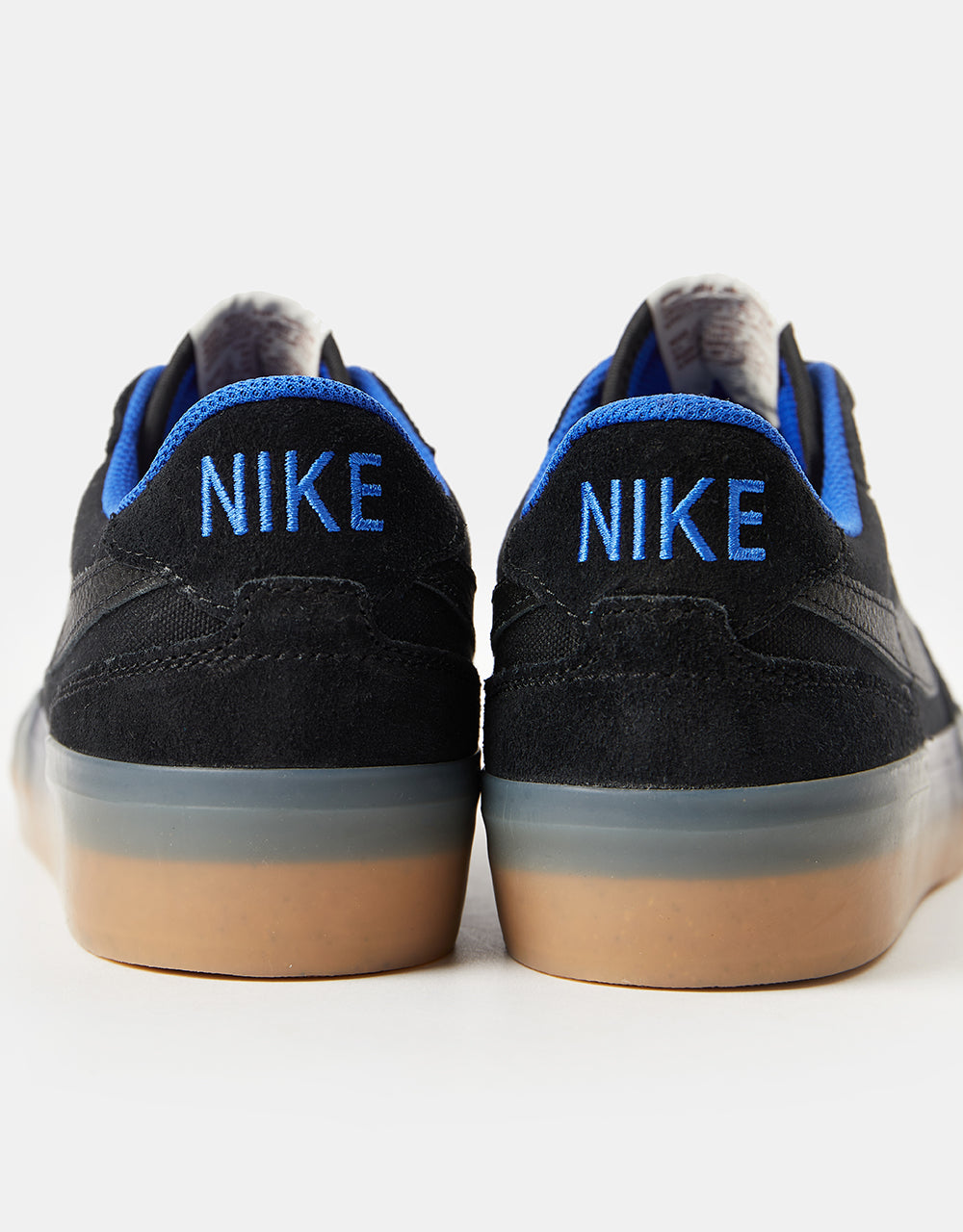 Nike SB Pogo Premium Skate Shoes - Black/Black-Hyper Royal-Gum Light Brown