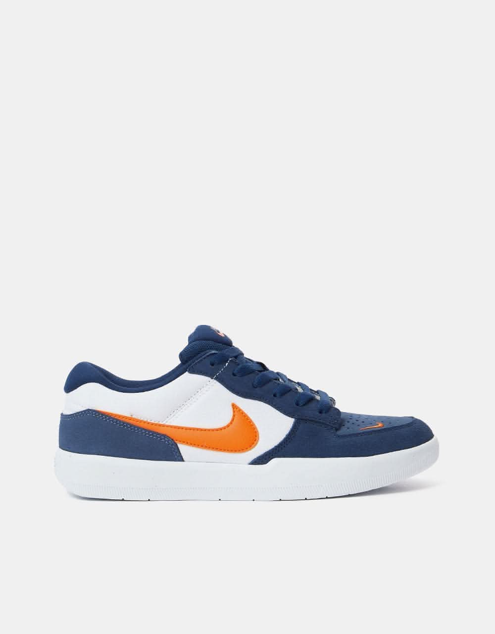 navy and orange nike