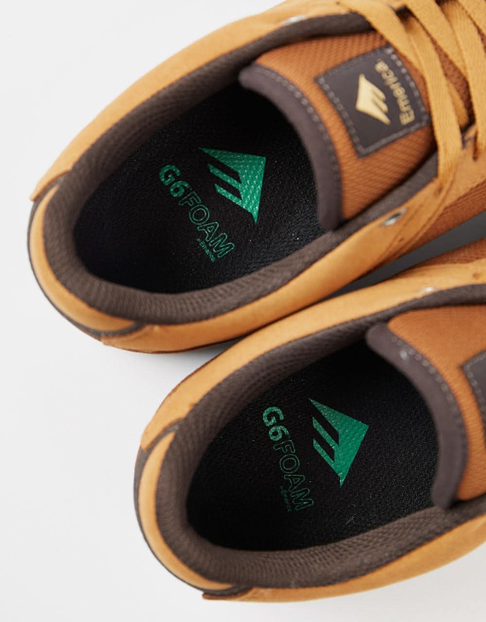 Emerica The Low Vulc Skate Shoes - Tan/Brown