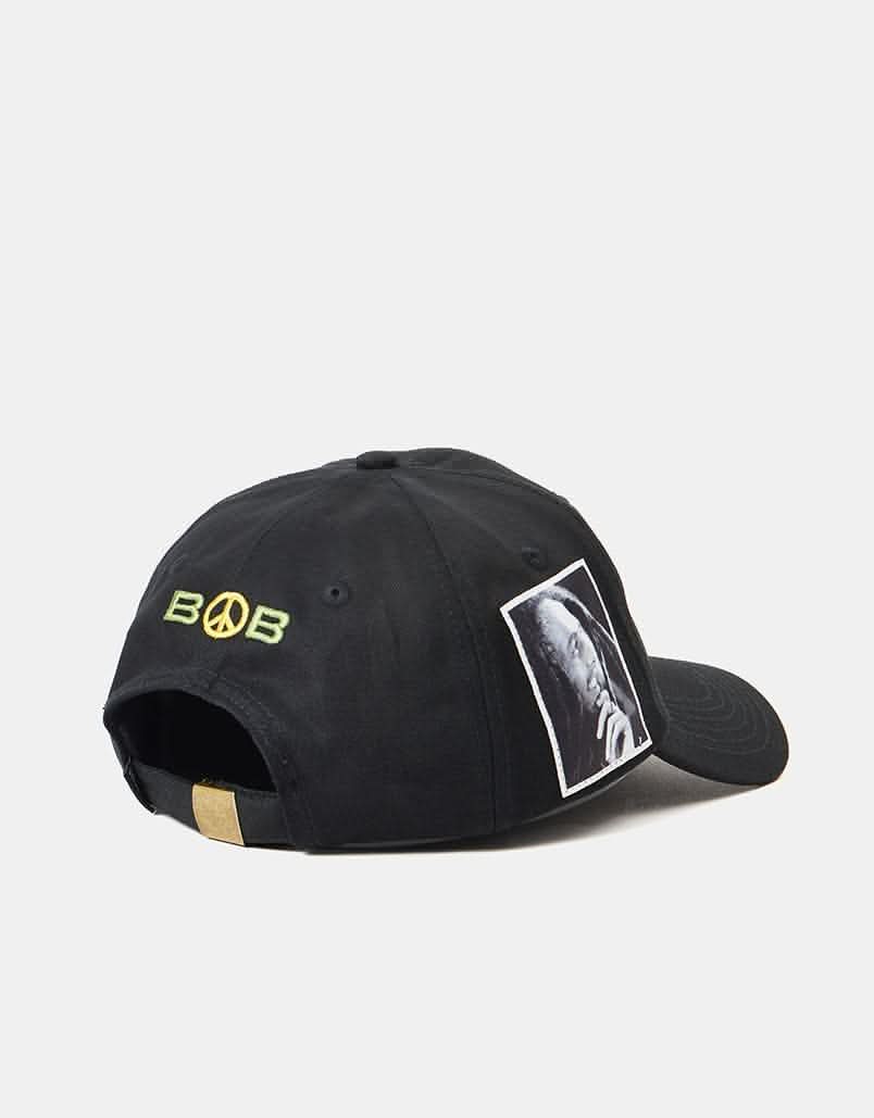 Primitive x Bob Marley Trenchtown Strapback - Black
