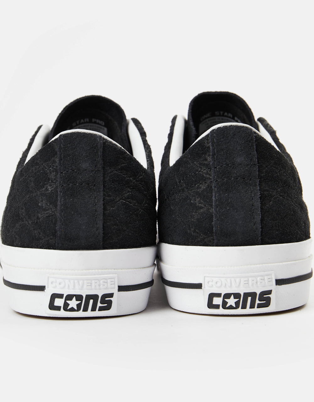 Converse One Star Pro Ox Bones Skate Shoes - Black/Black/White