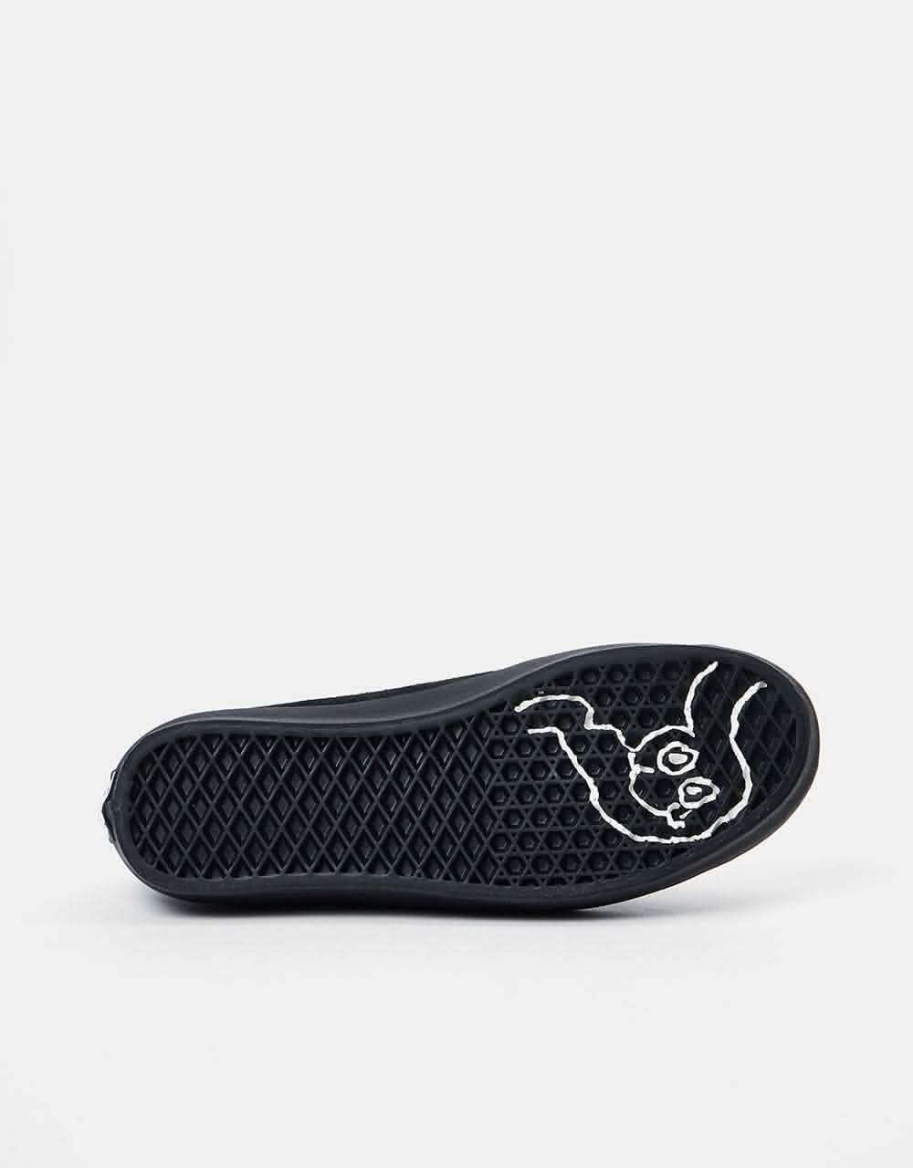 Vans Skate Sport Shoes - (Helena Long) Black/Marshmallow