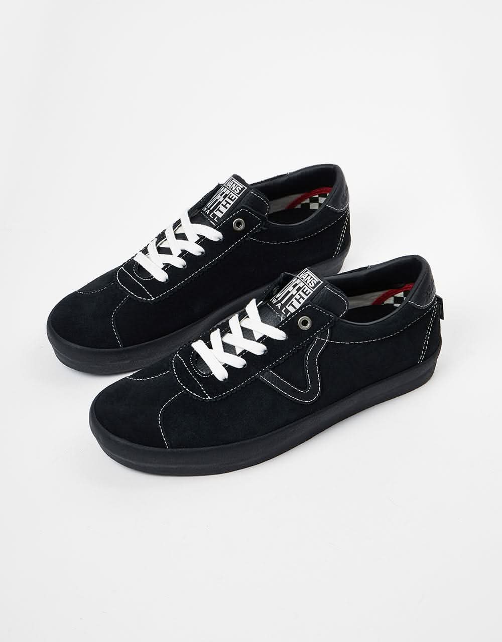 Vans Skate Sport Shoes - (Helena Long) Black/Marshmallow