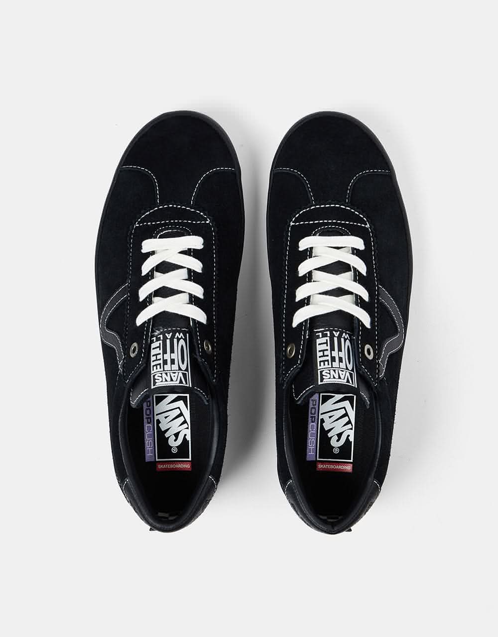 Vans Skate Sport Shoes - (Helena Long) Black/Marshmallow