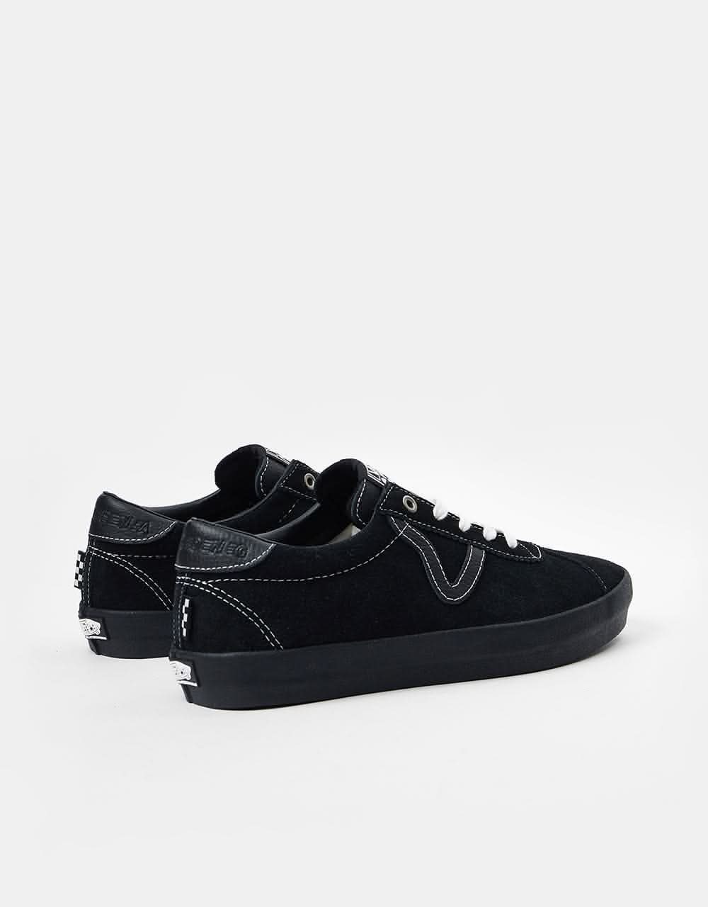 Vans Skate Sport Shoes - (Helena Long) Black/Marshmallow