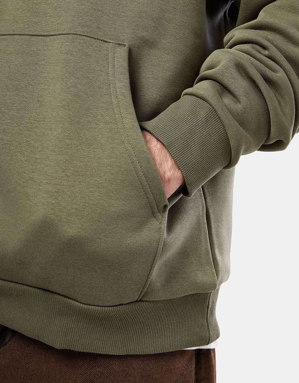 adidas 4.0 Strike Pullover Hoodie - Olive Strata/Core White