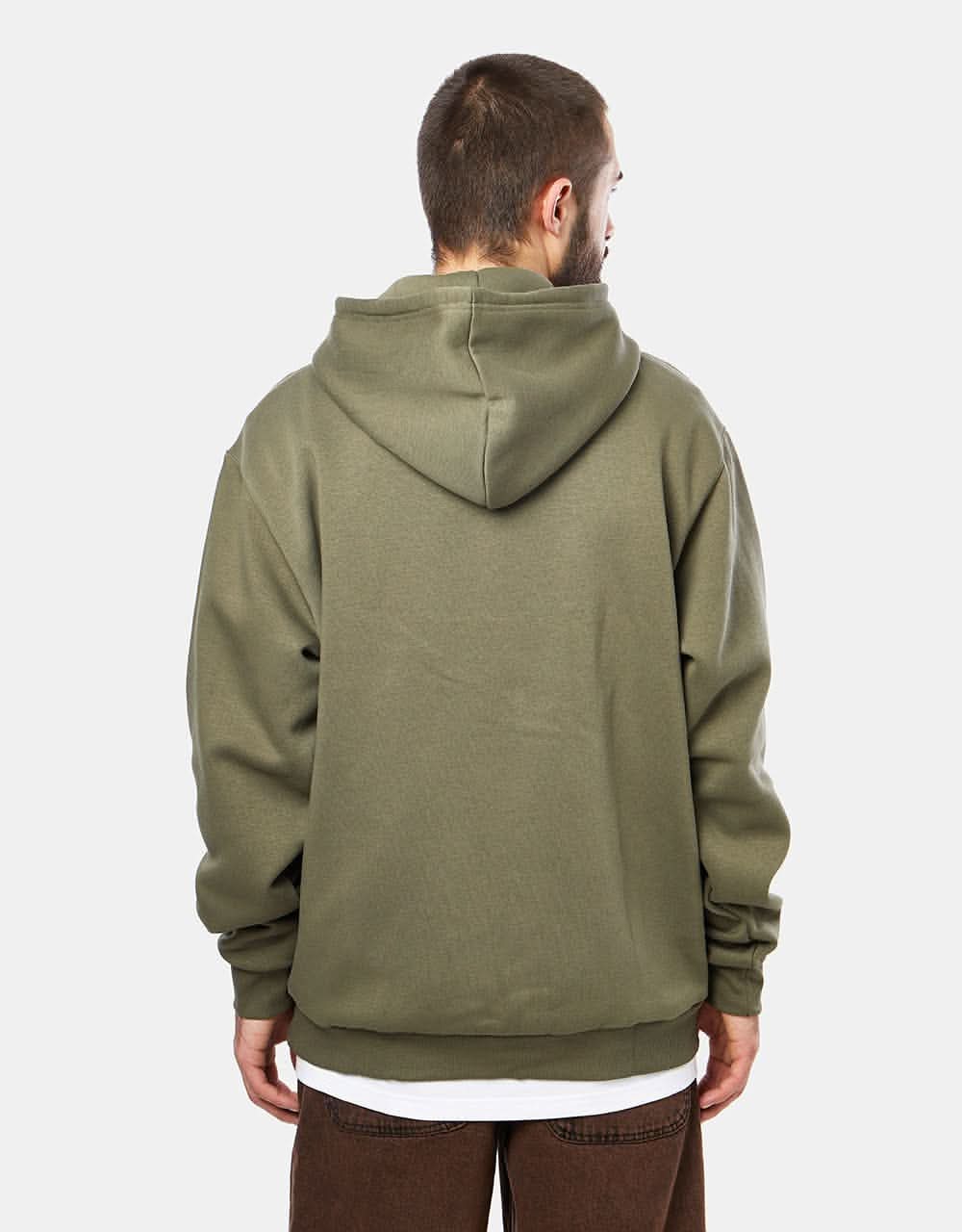 adidas 4.0 Strike Pullover Hoodie - Olive Strata/Core White
