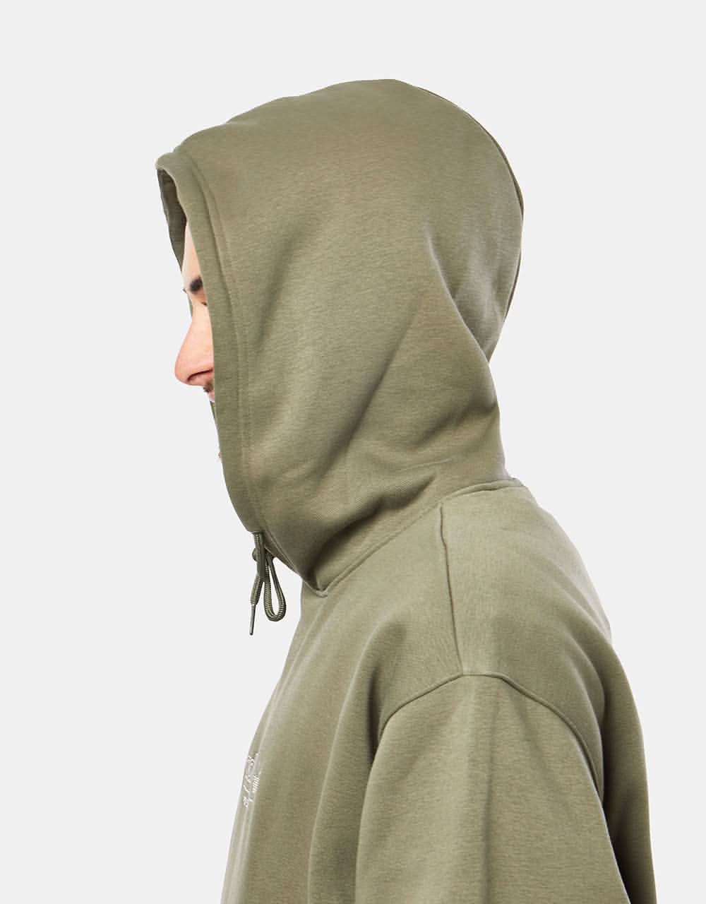 adidas 4.0 Strike Pullover Hoodie - Olive Strata/Core White
