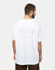 adidas 4.0 Circle T-Shirt - White/Grey One