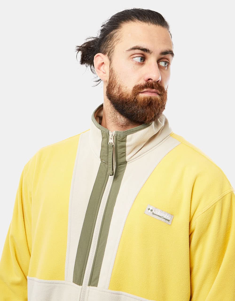 Columbia Back Bowl Lightweight Fleece Golden Nugget/Stone Green