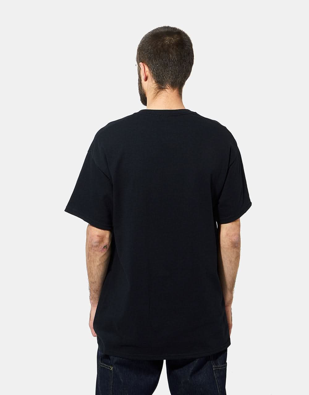 Krooked Eyes LG T-Shirt - Black/Gold