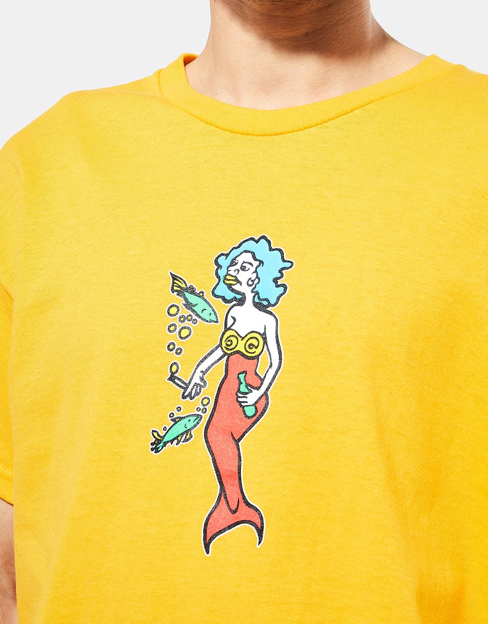 Krooked Mermaid T-Shirt - Gold/Multi