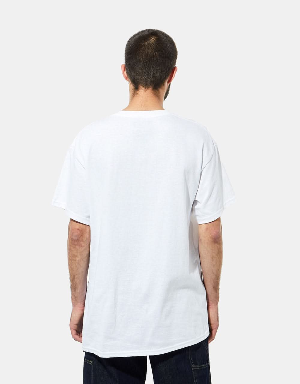 Venture Paid T-Shirt - White/Orange/Blue/Black