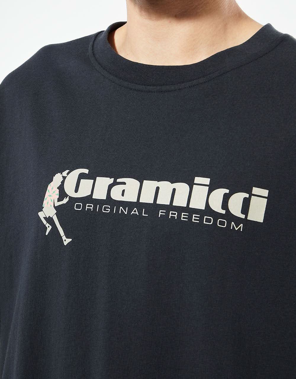 Gramicci Dancing Man T-Shirt - Vintage Black