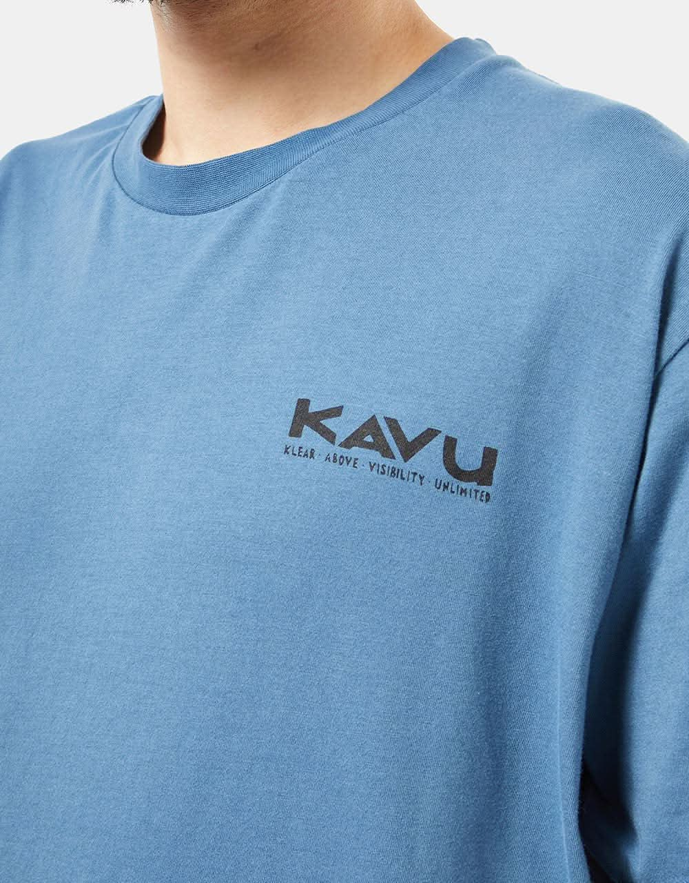 Kavu Klear Above Etch Art T-Shirt - Vintage Blue