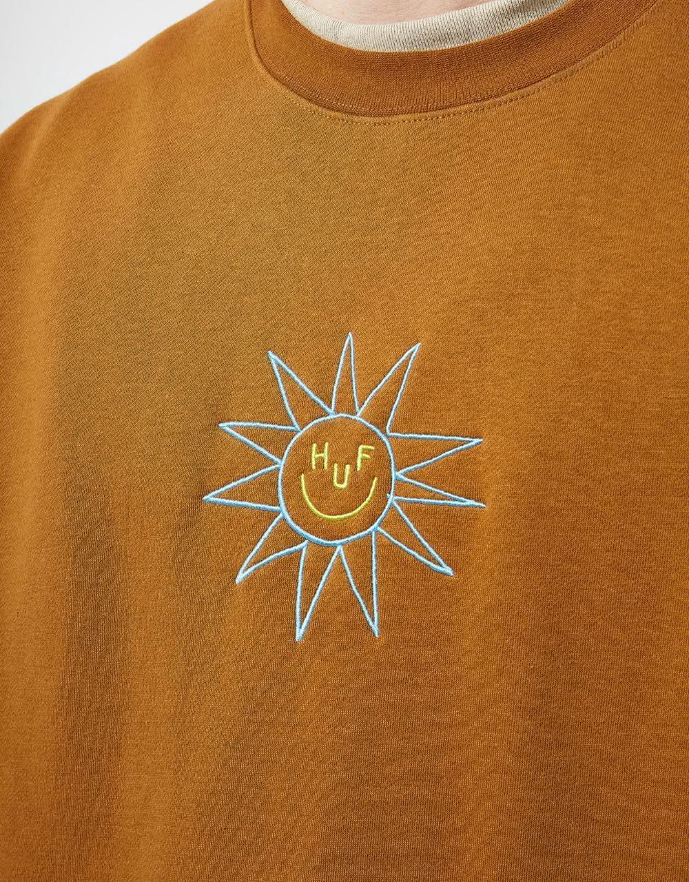HUF Sun Guy Crewneck - Rubber