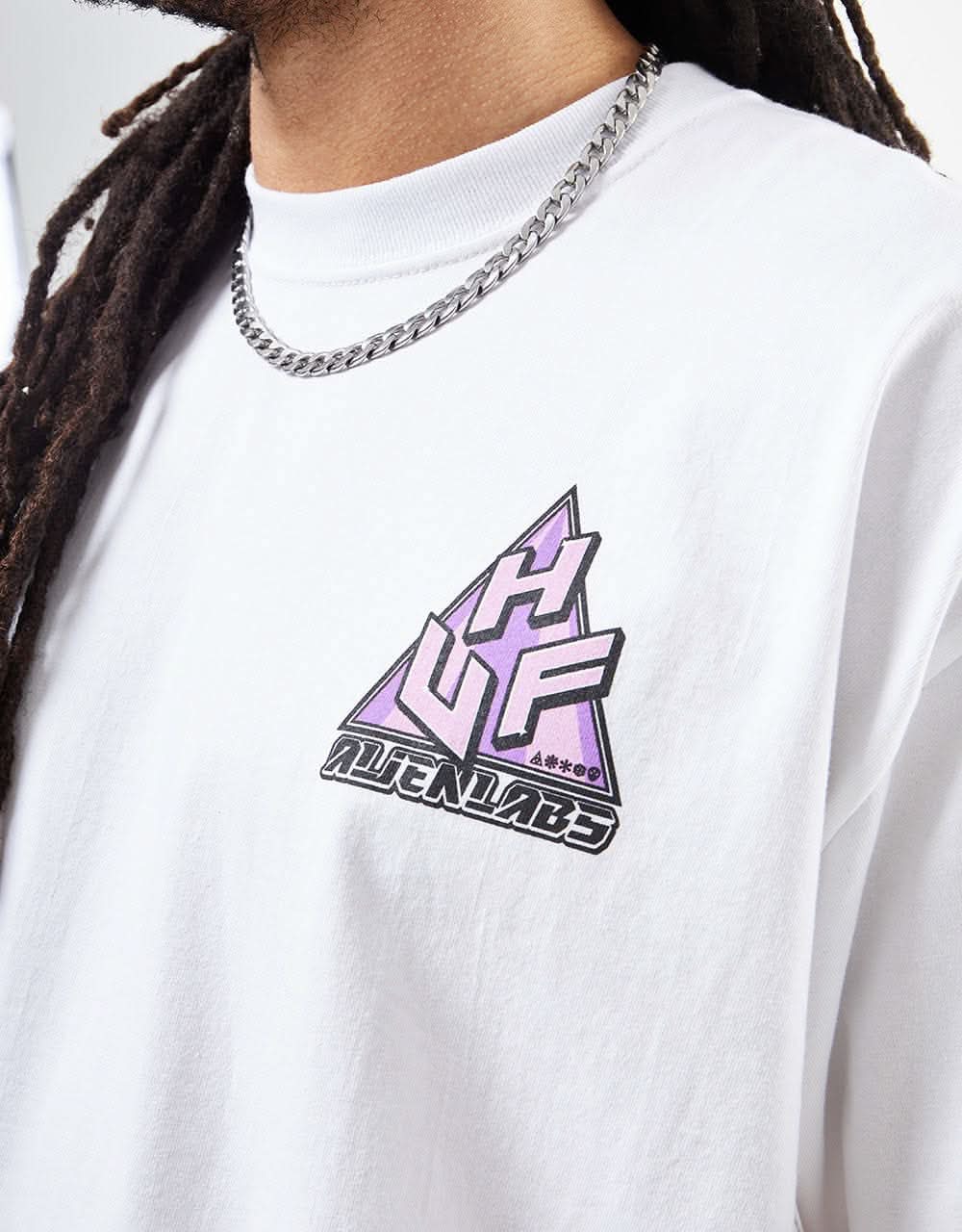 HUF x Alien Labs Triple Triangle T-Shirt - White