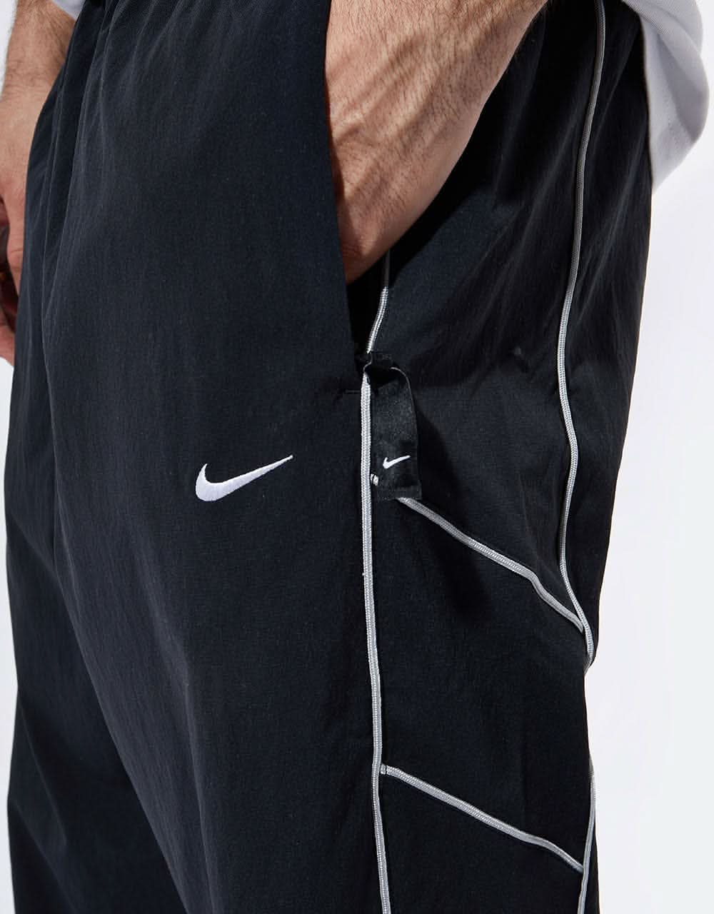 nike zipper track pants
