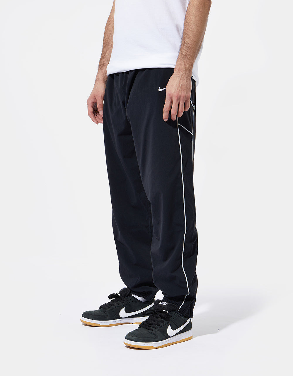 Nike SB Rugged Track Pant - Black/Summit White/Safety Orange